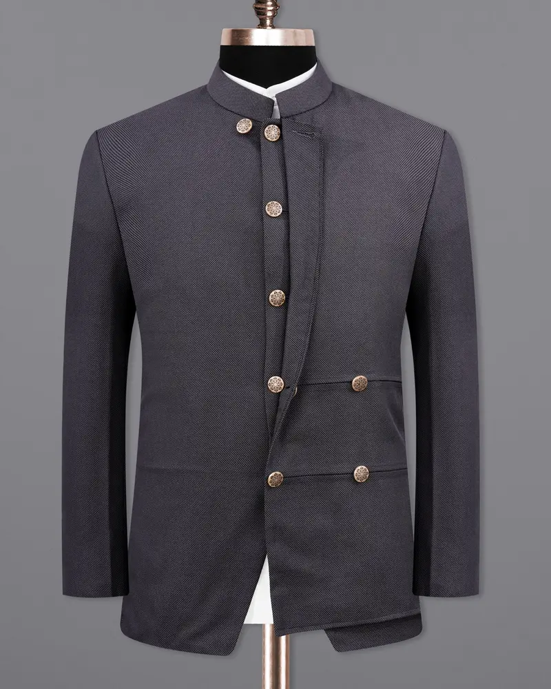 Thunder Bandhgala Asymmetrical Designer Blazer 9