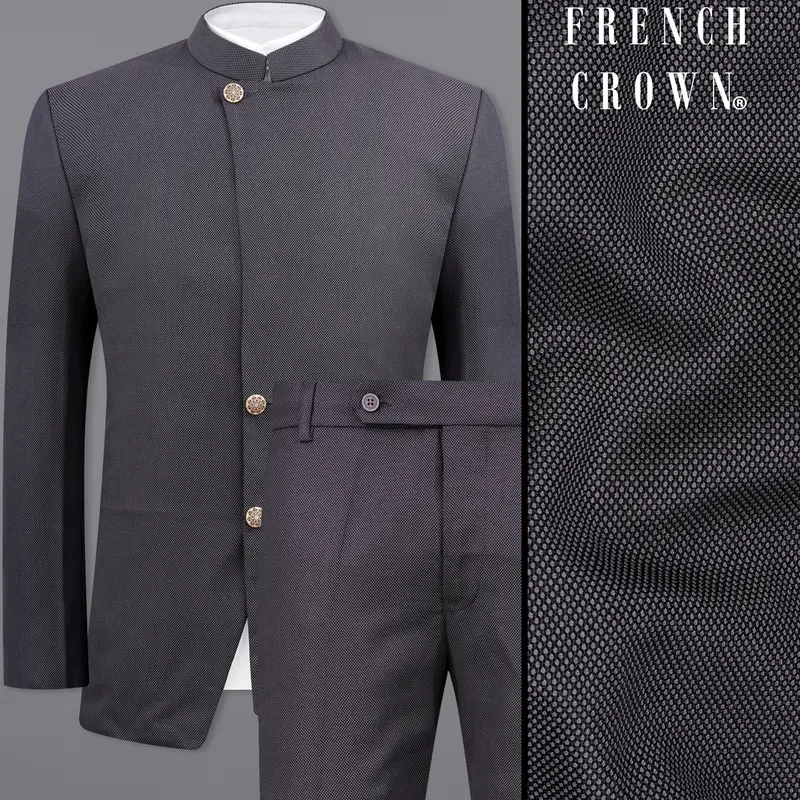 Thunder Bandhgala Asymmetrical Designer Suit 1