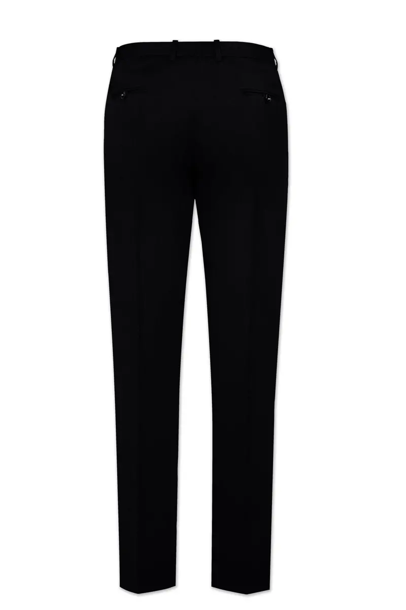 Thunder Black Cross Placket Bandhgala Suit 13