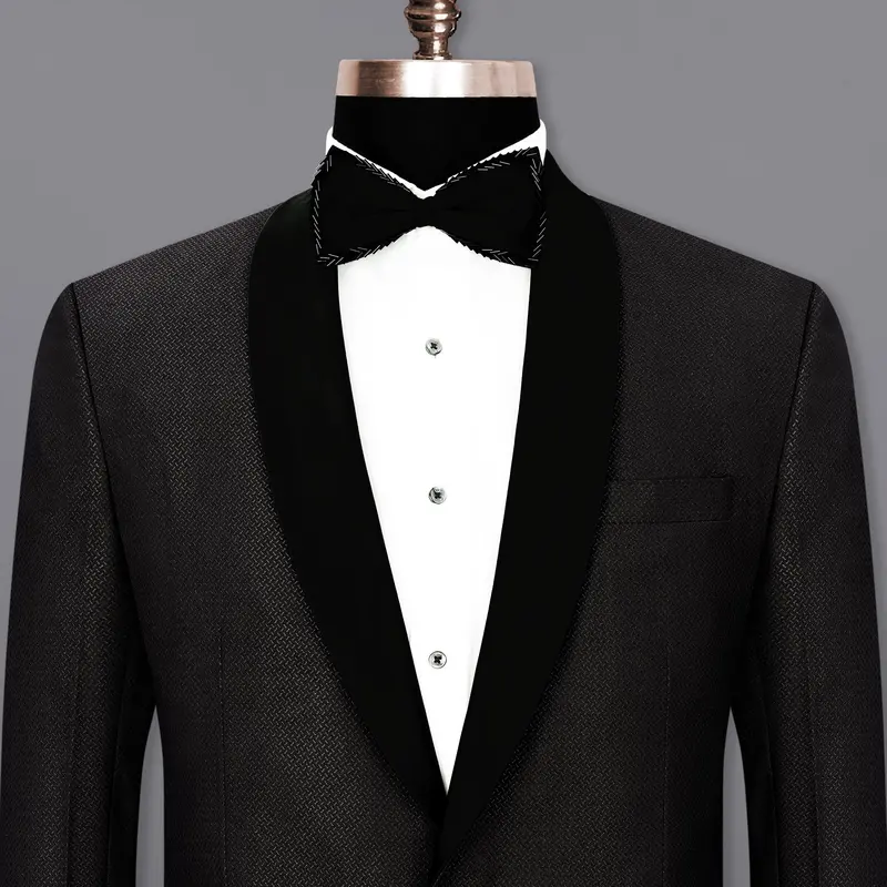 Thunder Black  Tuxedo Blazer 1