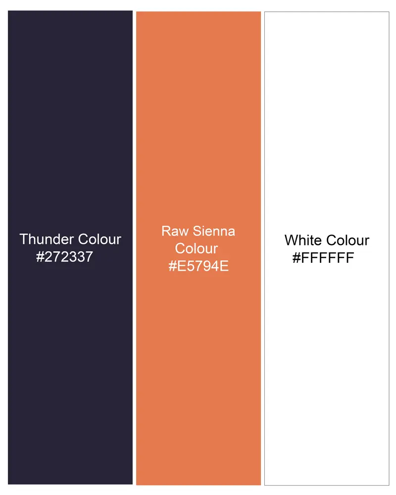 Thunder Blue Multicolour Floral Printed Super Soft Premium Cotton Shirt 8