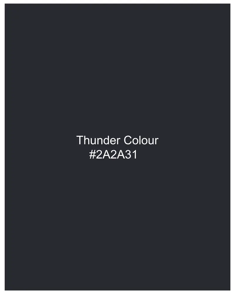 Thunder Blue Premium Cotton Designer Waistcoat 8