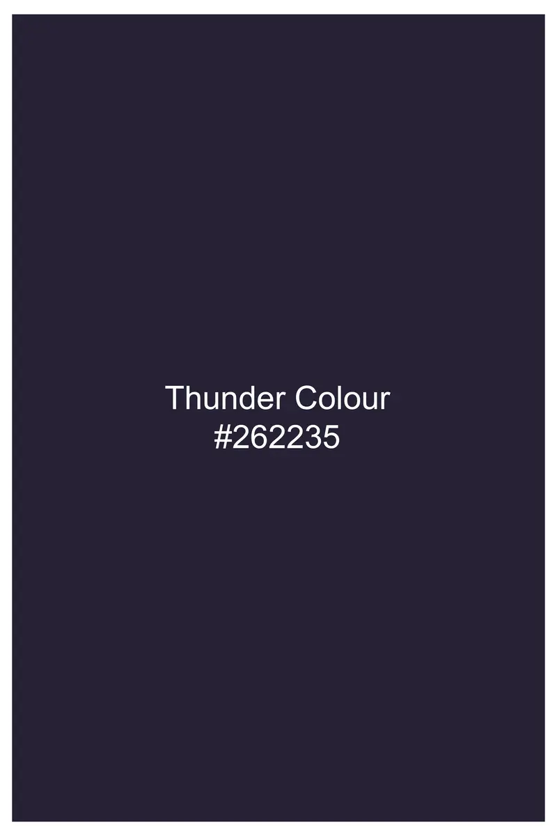 Thunder Blue Solid Royal Oxford Shirt 8