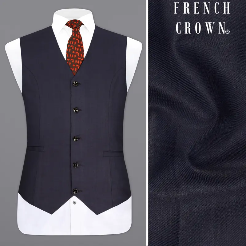 Thunder Blue Waistcoat 1