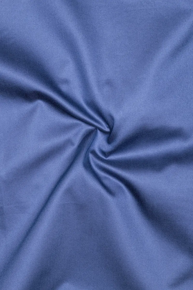 Tidepool-Glaucous Blue Subtle Sheen Super Soft Premium Cotton Cut Away Collar Dress Shirt 3
