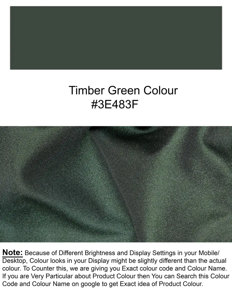 Timber Green Designer Tuxedo Blazer 11