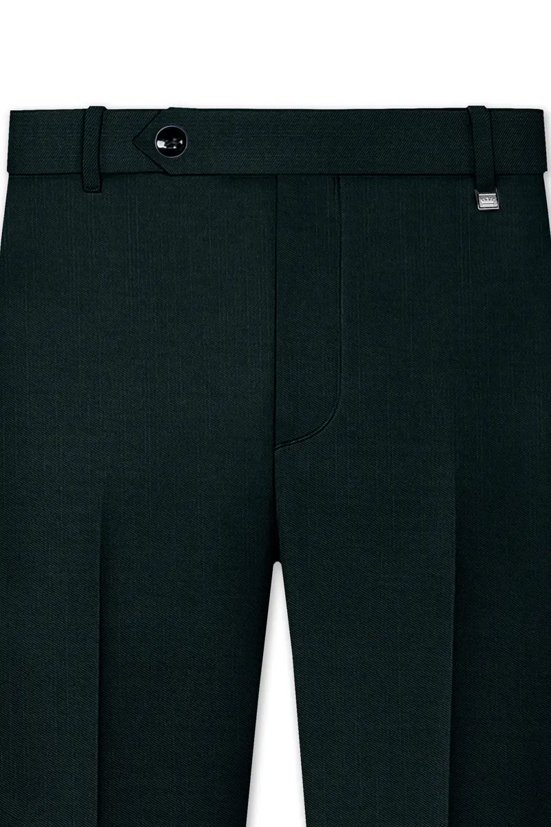 Timber Green Wool Rich Single Breasted Suit 12