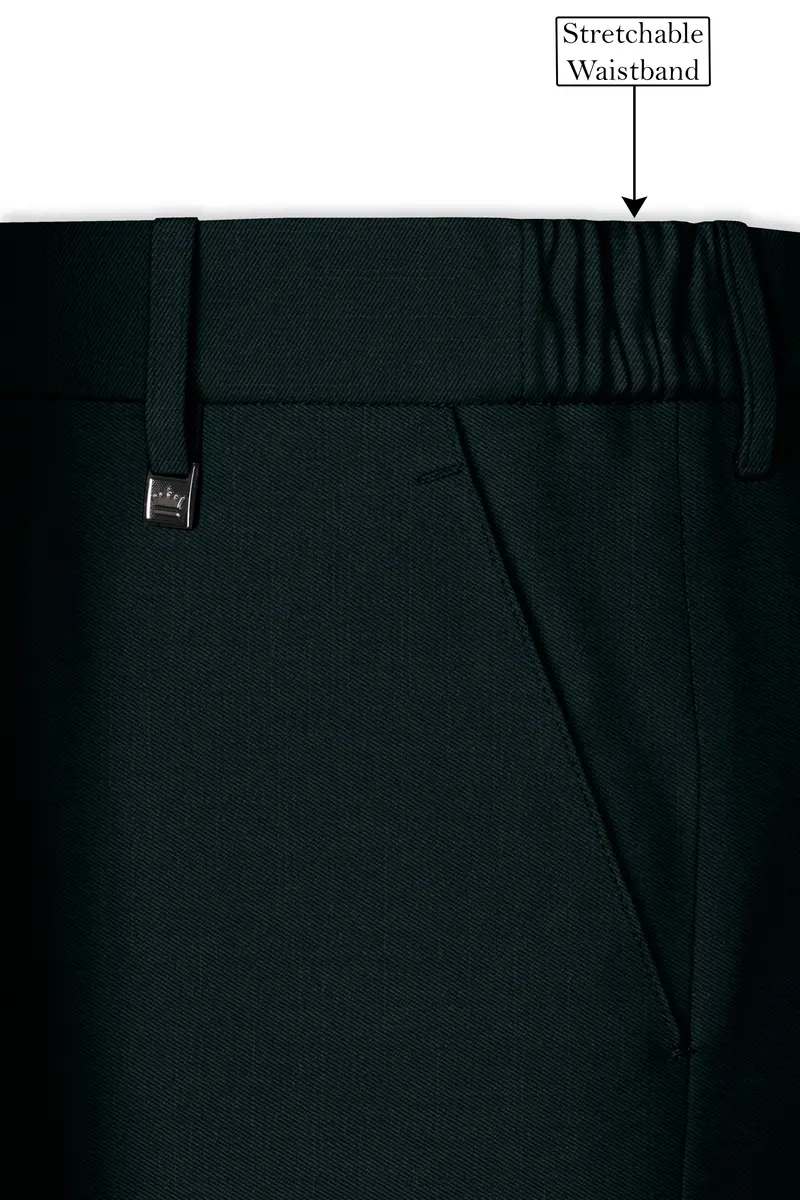 Timber Green Wool Rich Single Breasted Suit 15