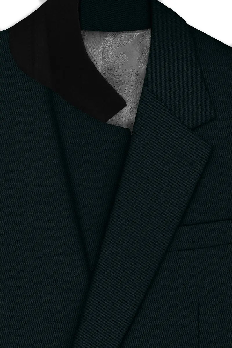 Timber Green Wool Rich Single Breasted Suit 5