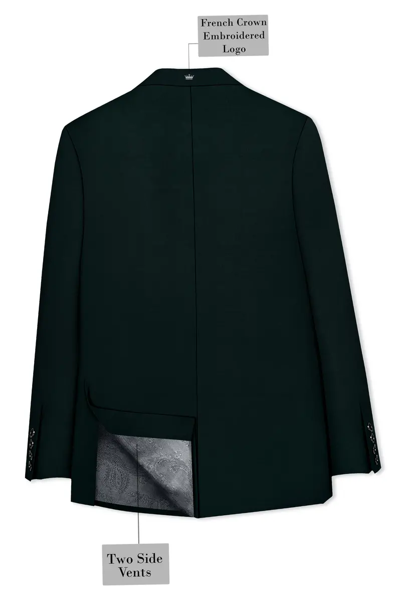 Timber Green Wool Rich Single Breasted Suit 9