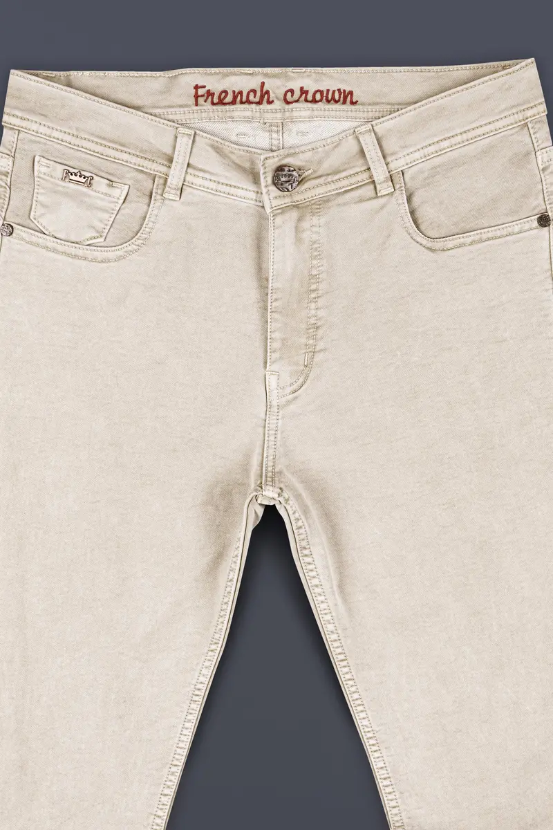 Timberwolf Cream Rinse Wash Stretchable Denim 4