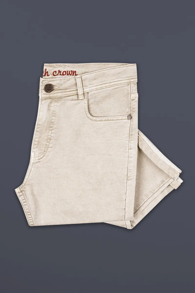 Timberwolf Cream Rinse Wash Stretchable Denim 5