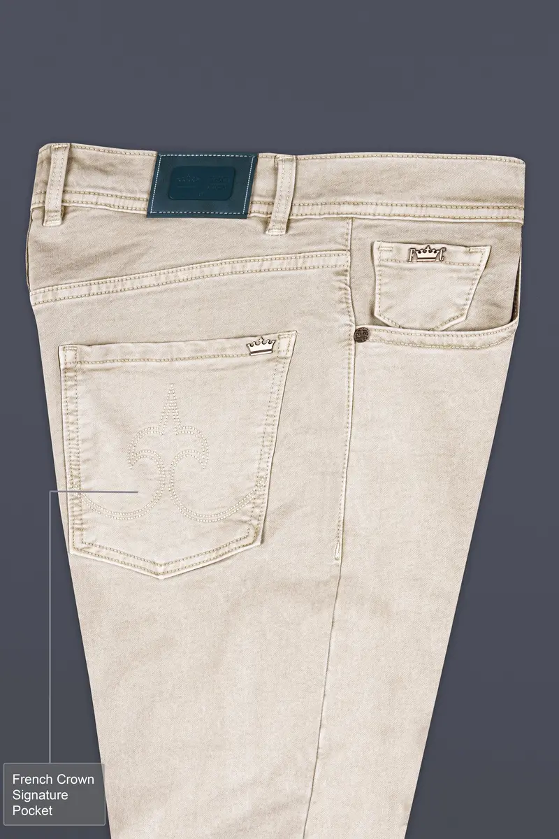 Timberwolf Cream Rinse Wash Stretchable Denim 7