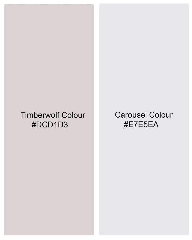 Timberwolf White And Carousel Peach Checked Premium Cotton Shirt 8