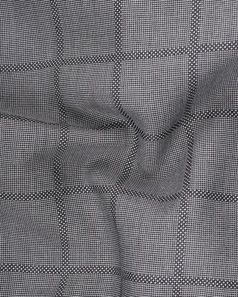 Topaz Silver Checked Pant 3