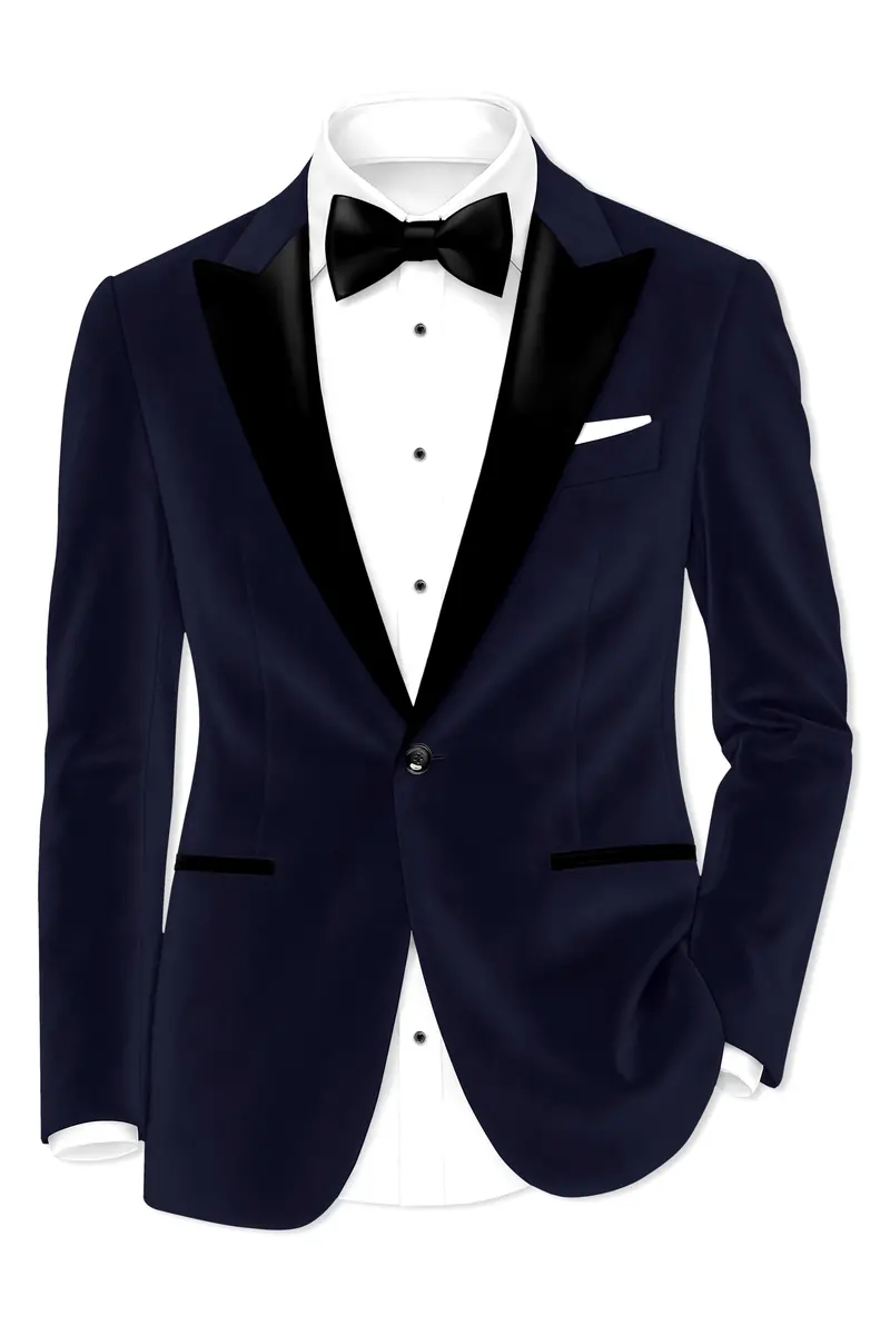 Torvian-Vulcan Purple Velvet Peak Lapel Tuxedo Suit 10