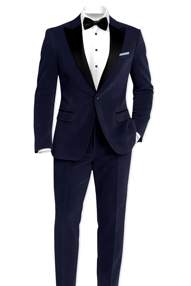 Torvian-Vulcan Purple Velvet Peak Lapel Tuxedo Suit 4