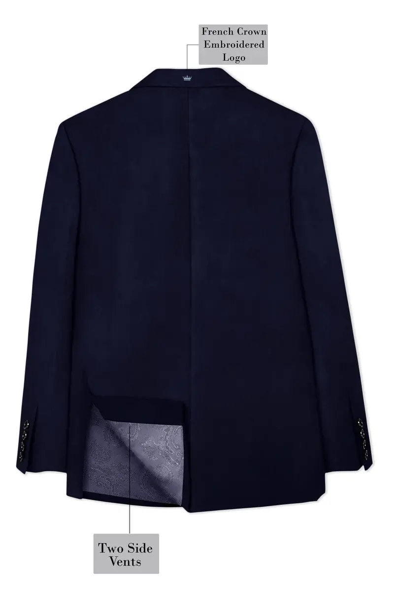 Torvian-Vulcan Purple Velvet Peak Lapel Tuxedo Suit 9