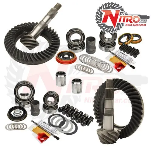 Toyota Fj Cruiser, Tacoma, Prado 120, Hilux & Lexus Gx470 With E-Locker, (Select Ratio), Nitro Front & Rear Gear Package Kit 1