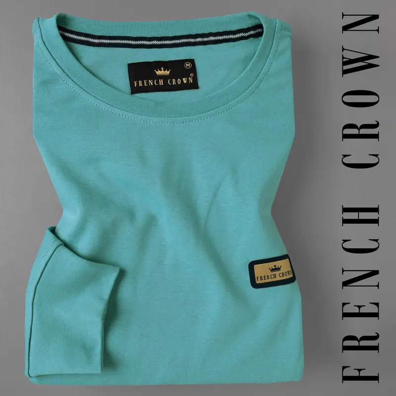 Tradewind Blue Full Sleeve Premium Cotton Jersey Sweatshirt 1
