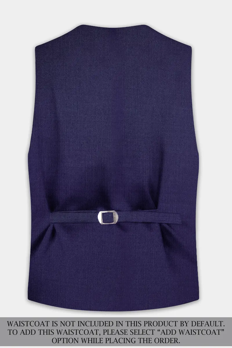 Triton-Martinique Blue Solid Wool Rich Single Breasted Slight Stretch Suit 17