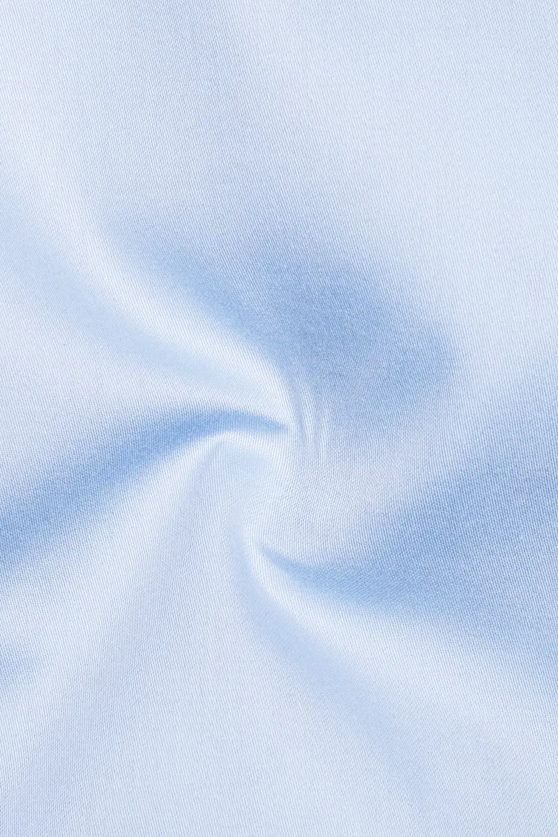 Tropical Blue Subtle Sheen Snake Pleated Super Soft Premium Cotton Tuxedo Shirt 3