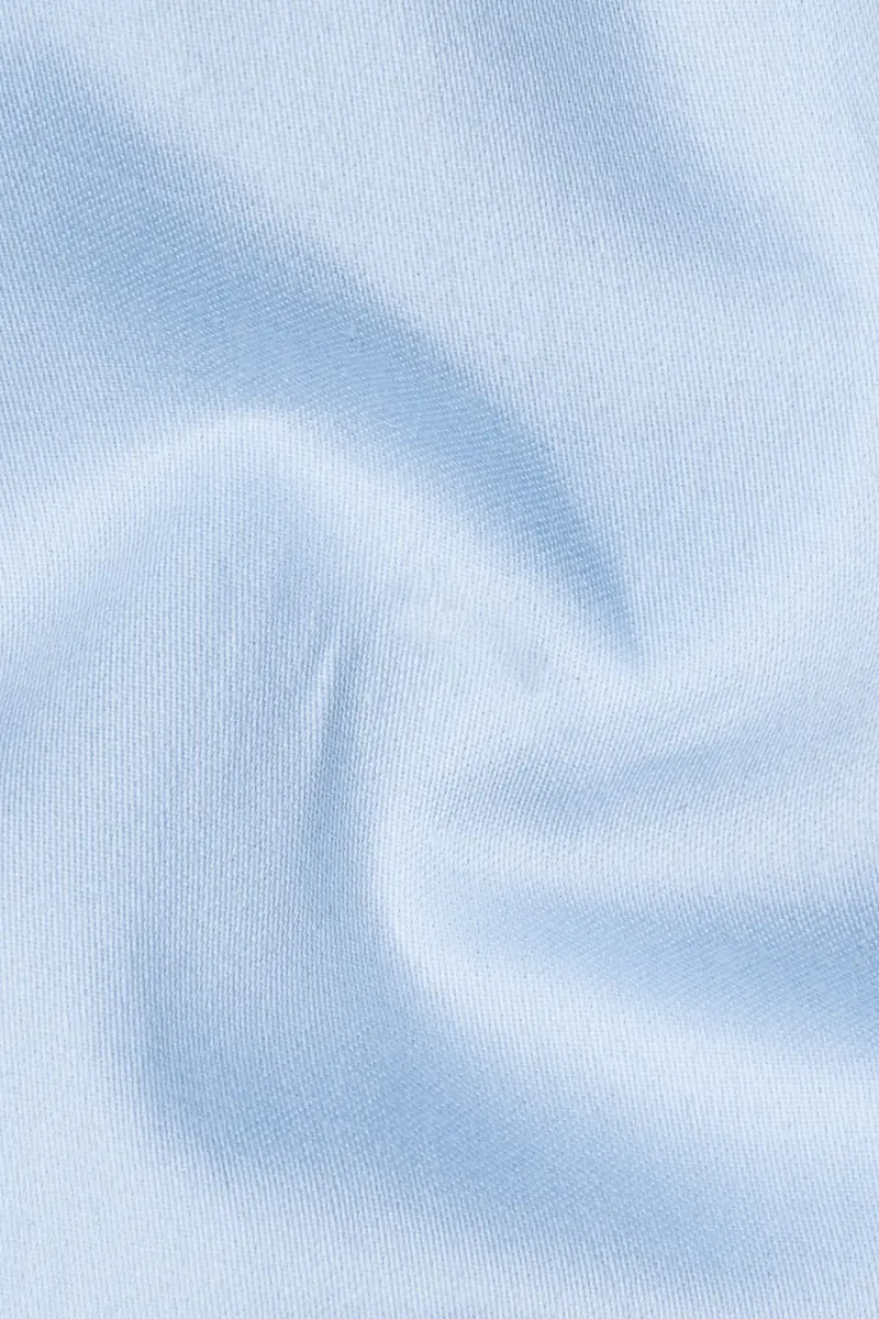 Tropical Blue Subtle Sheen Super Soft Premium Cotton Kurta Set 3