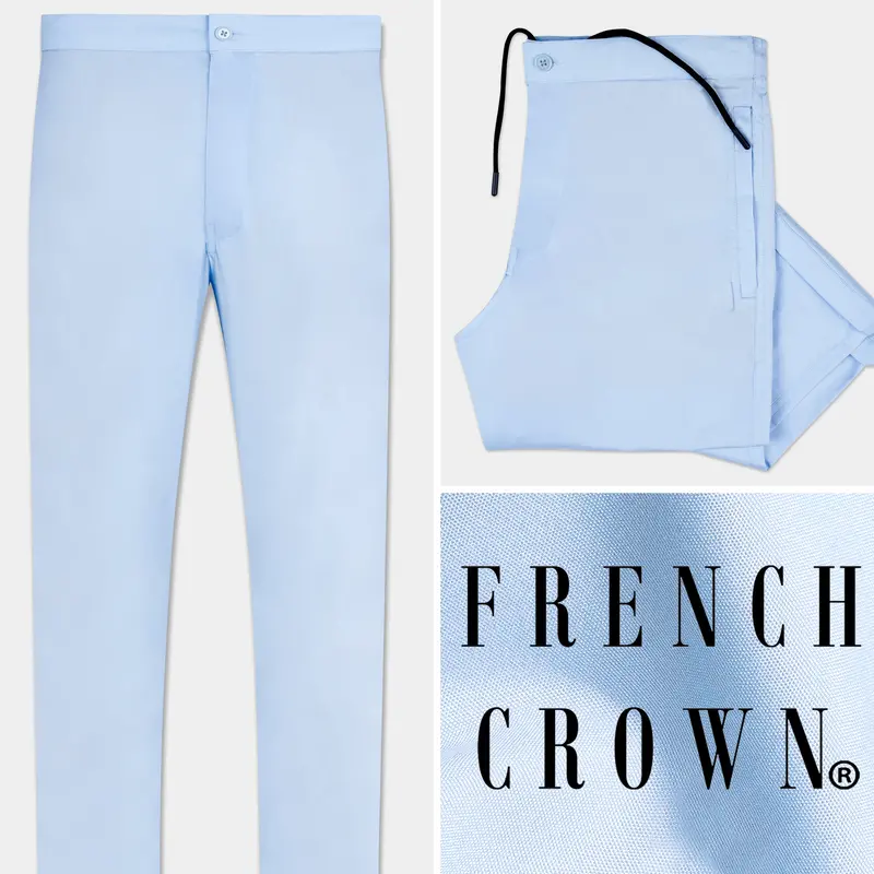 Tropical Blue Super Soft Premium Oxford Lounge Pant 1