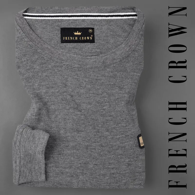 Trout Grey Full Sleeve Super Soft Premium Cotton Sweatshirt 1