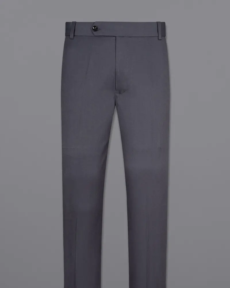 Trout Grey Wool Rich Pant 4