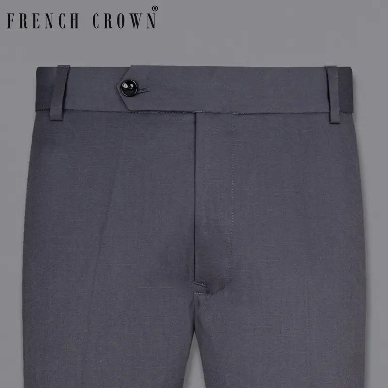 Trout Grey Wool Rich Pant 7
