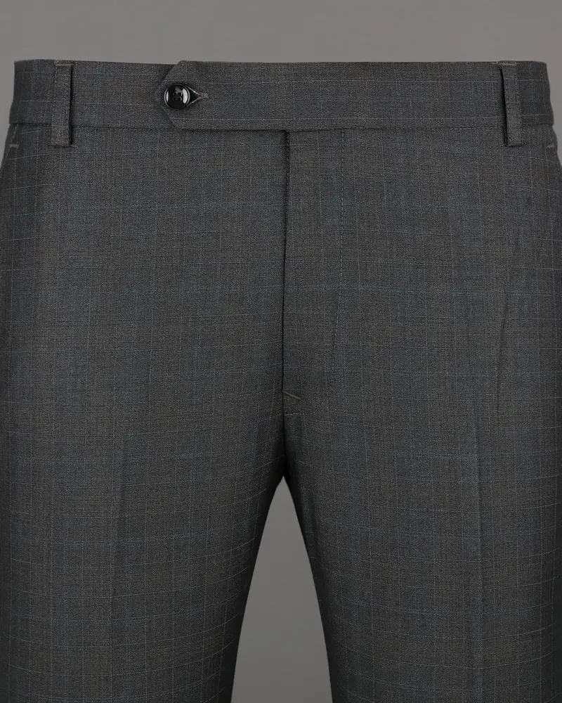 Tuatara Checked Wool Rich Pant 2