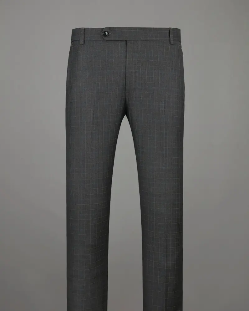 Tuatara Checked Wool Rich Pant 4