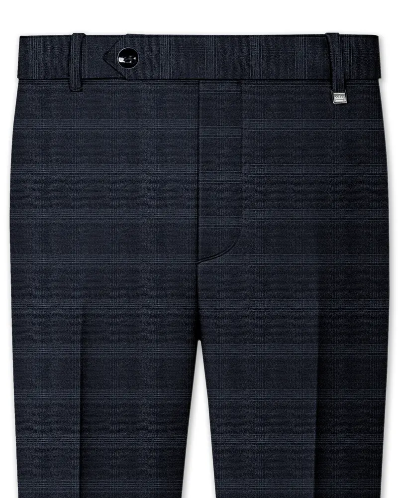 Tuatara Gray Plaid Pant 1