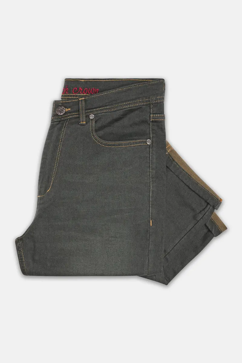 Tuatara Gray Whiskering Wash Denim 5