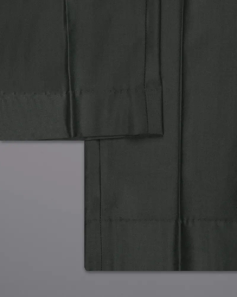 Tuatara Green Wool Rich Pant 6