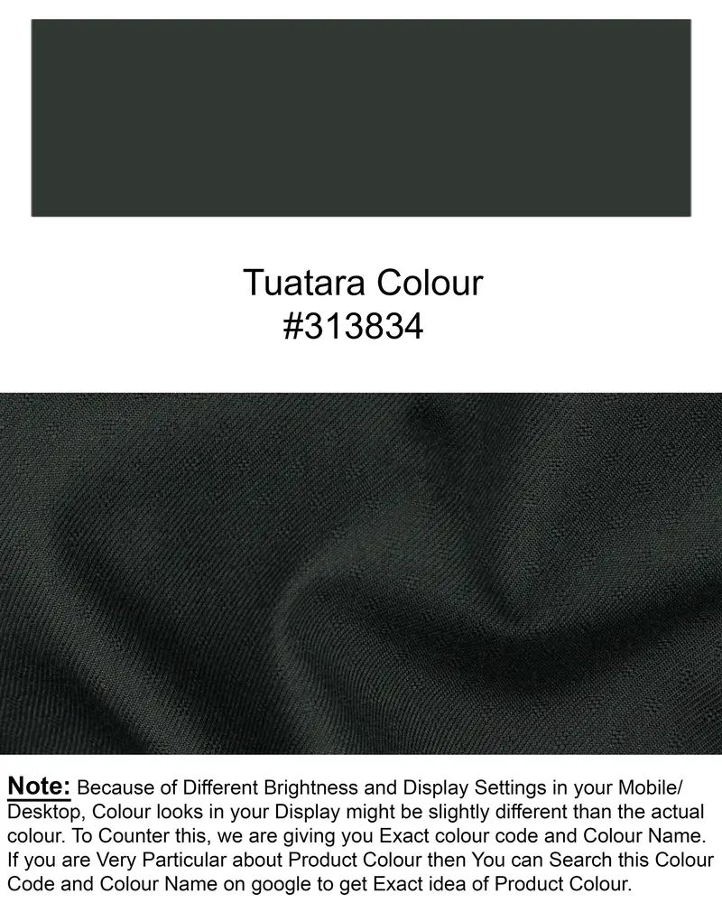 Tuatara Green Wool Rich Pant 7