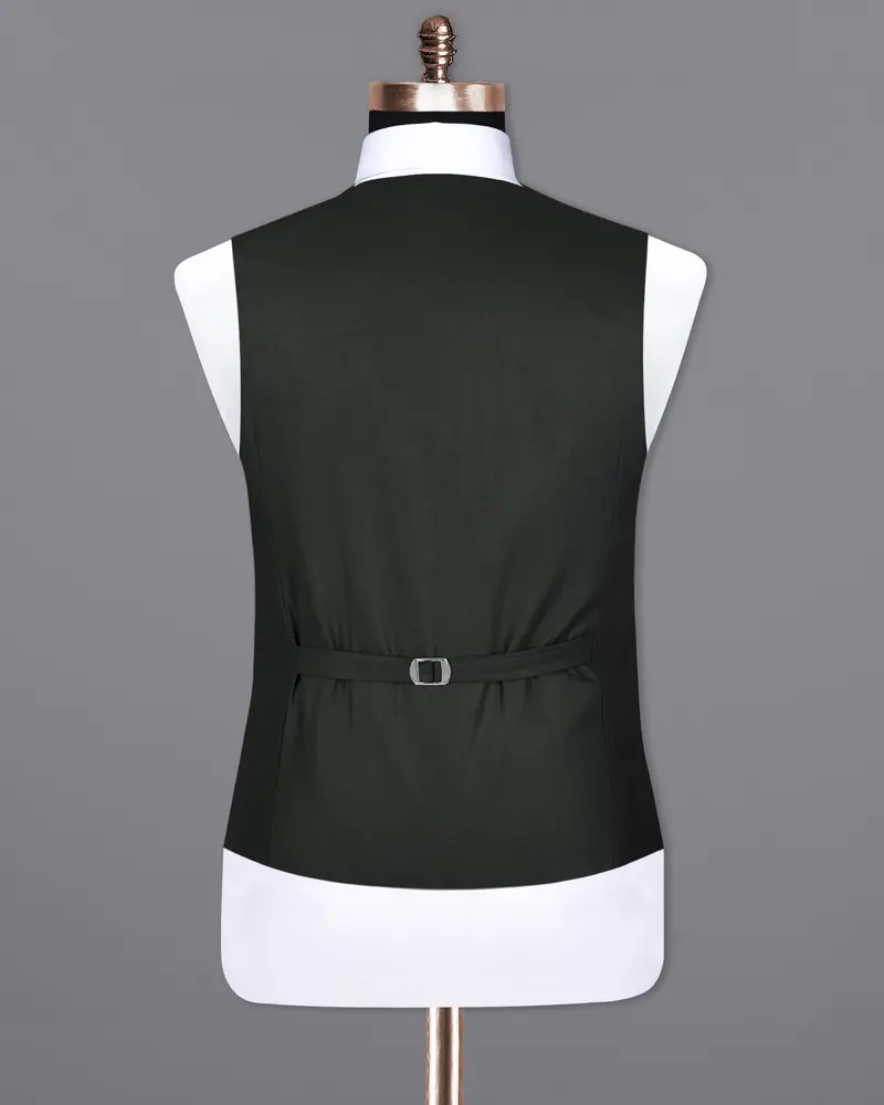 Tuatara Green Wool Rich Waistcoat 6