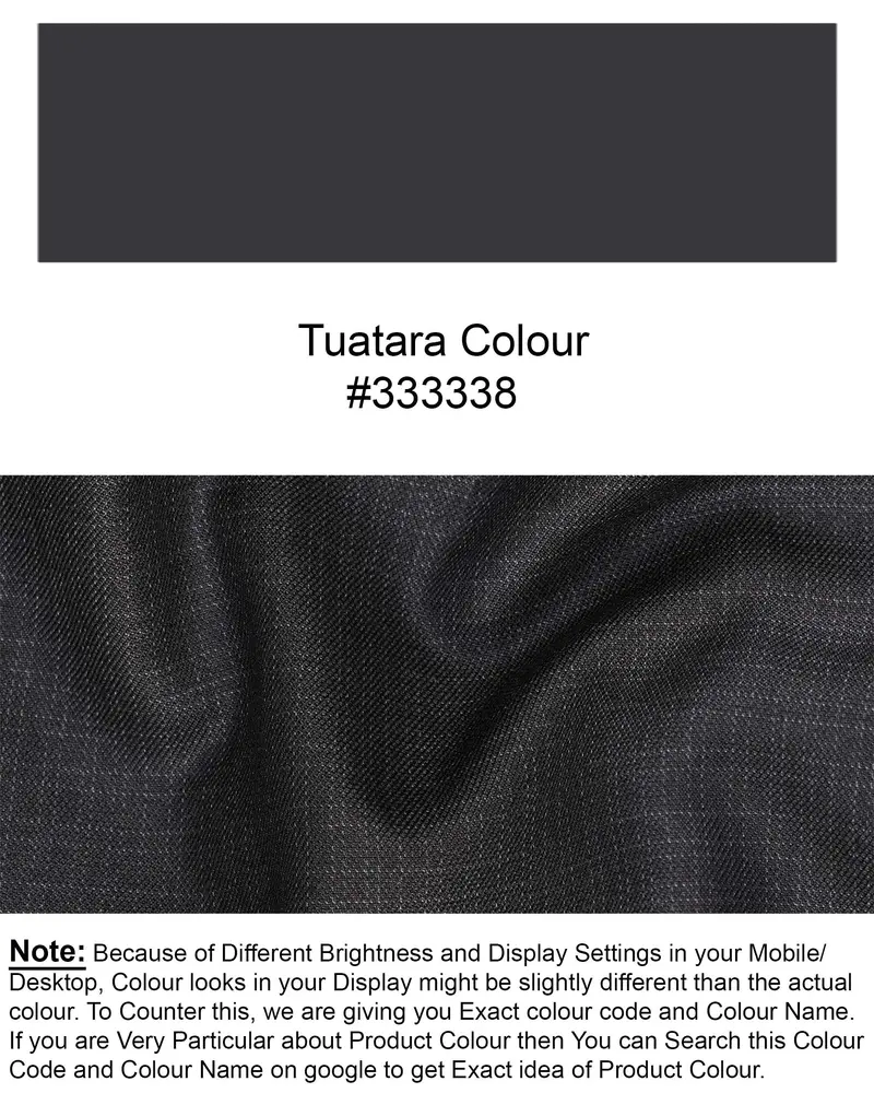 Tuatara Grey Double Breasted Suit 15