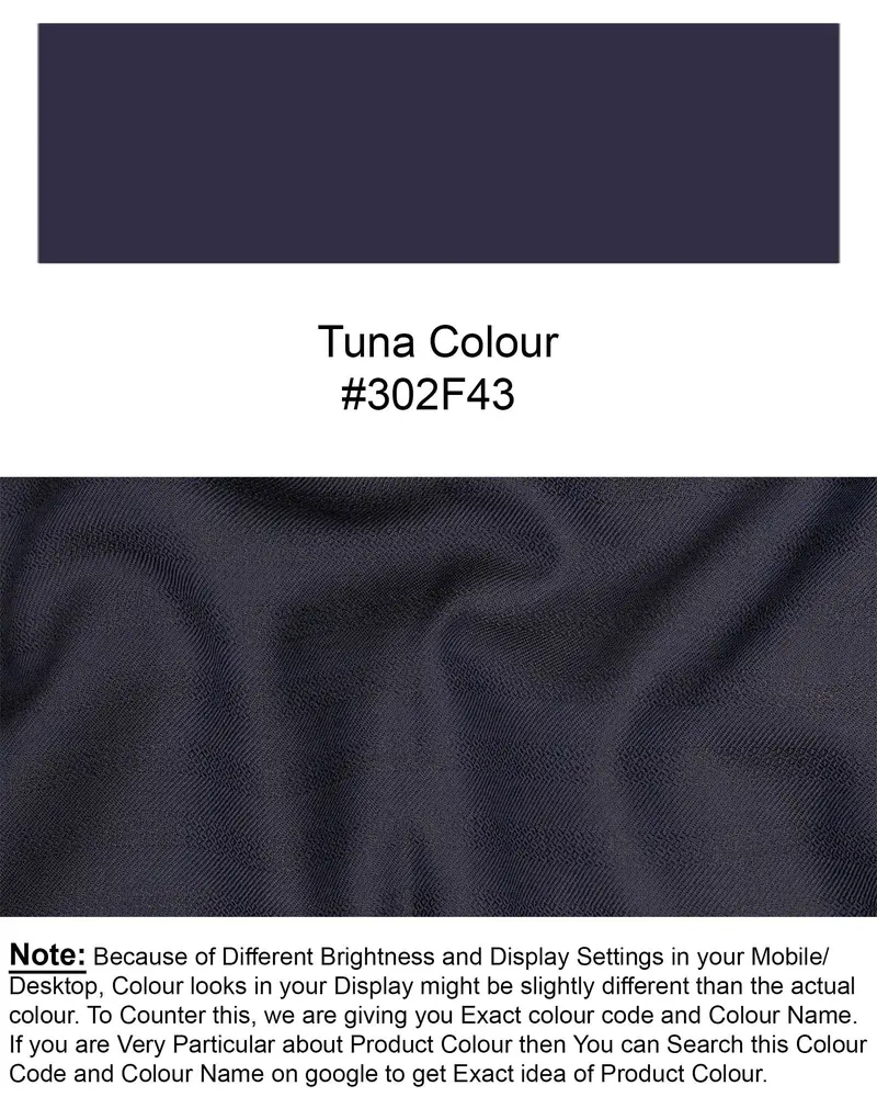 Tuna Blue Double Breasted Blazer 11