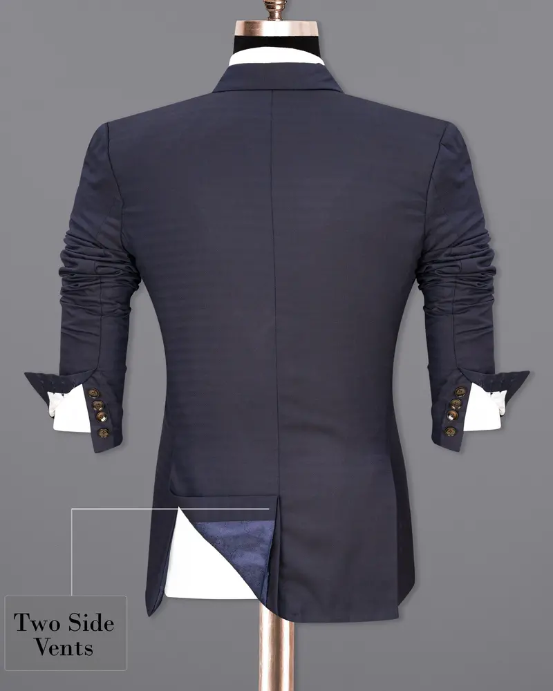 Tuna Blue Double Breasted Blazer 9