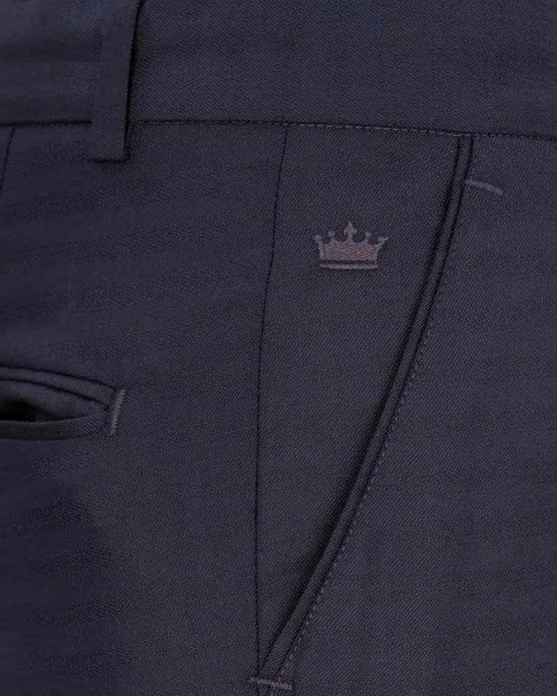 Tuna Blue Double Breasted Suit 14