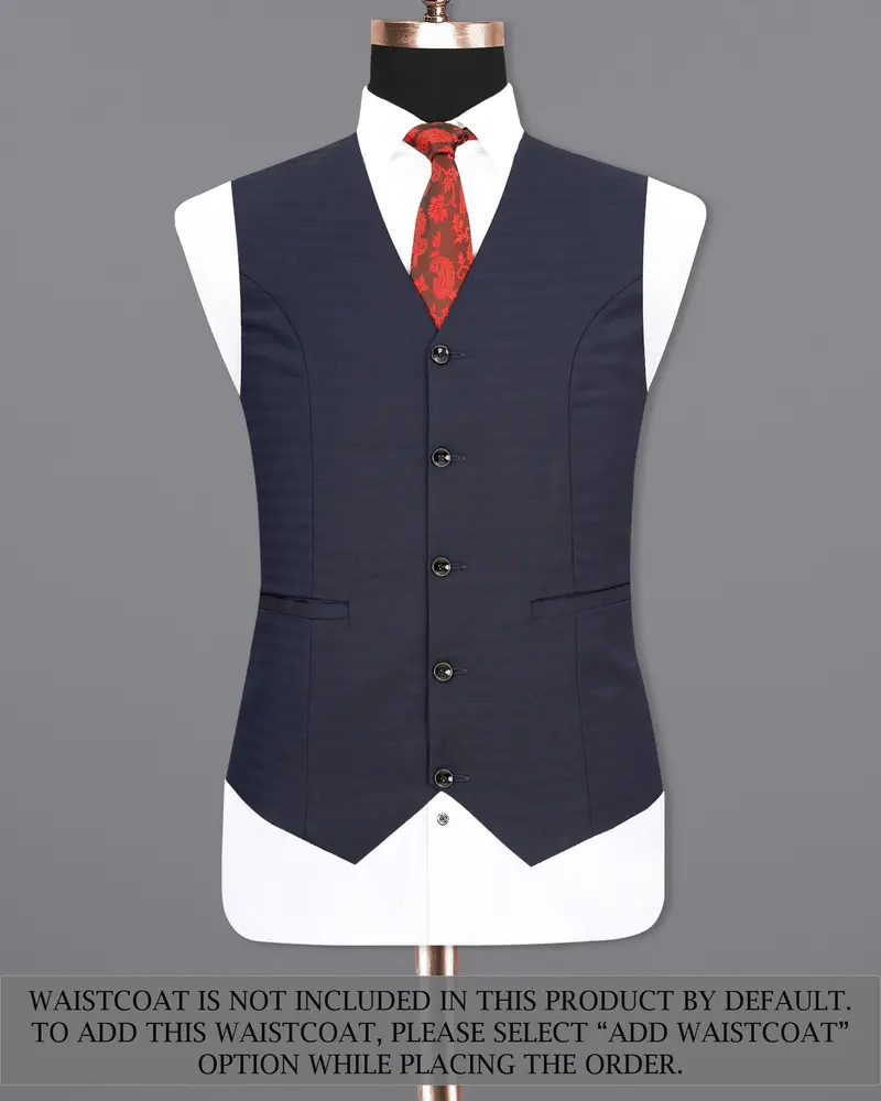 Tuna Blue Double Breasted Suit 15