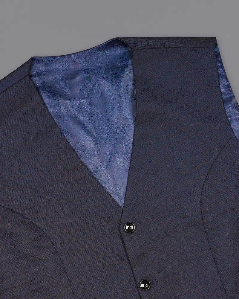 Tuna Blue Double Breasted Suit 17