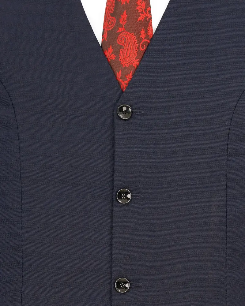 Tuna Blue Double Breasted Suit 18