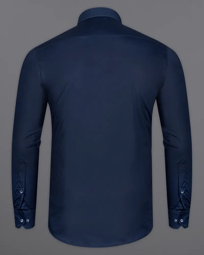 Tuna Blue Premium Cotton Button Down Shirt 6