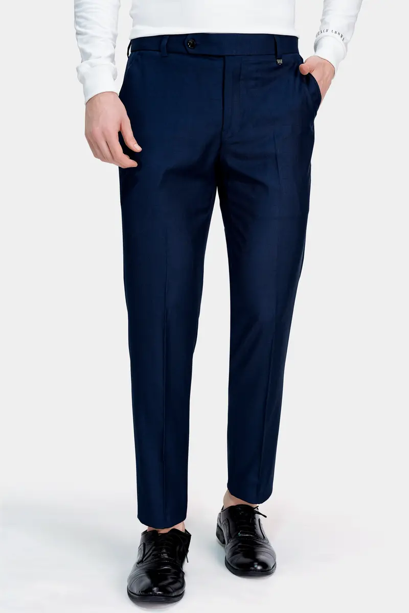 Tuna Blue Wool Rich Pant 2