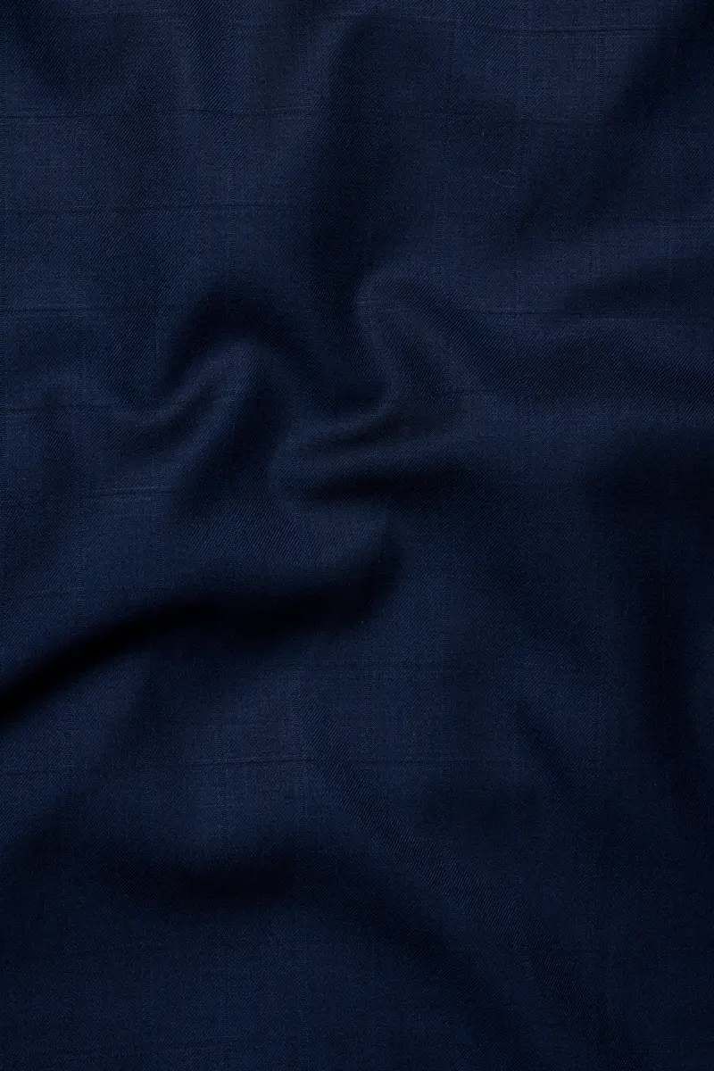 Tuna Blue Wool Rich Pant 3