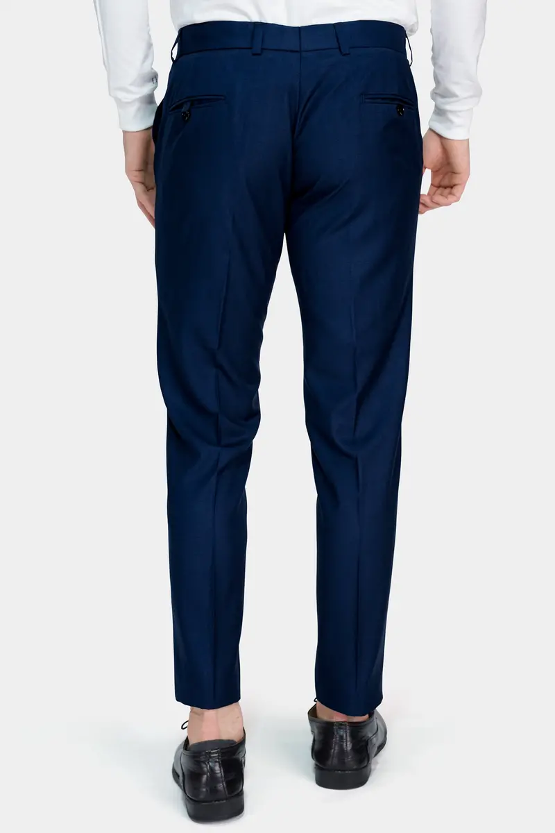 Tuna Blue Wool Rich Pant 5