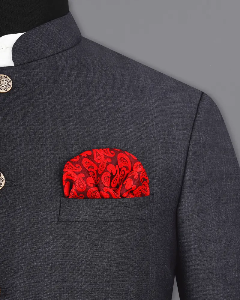 Tuna Gray Bandhgala Blazer 6